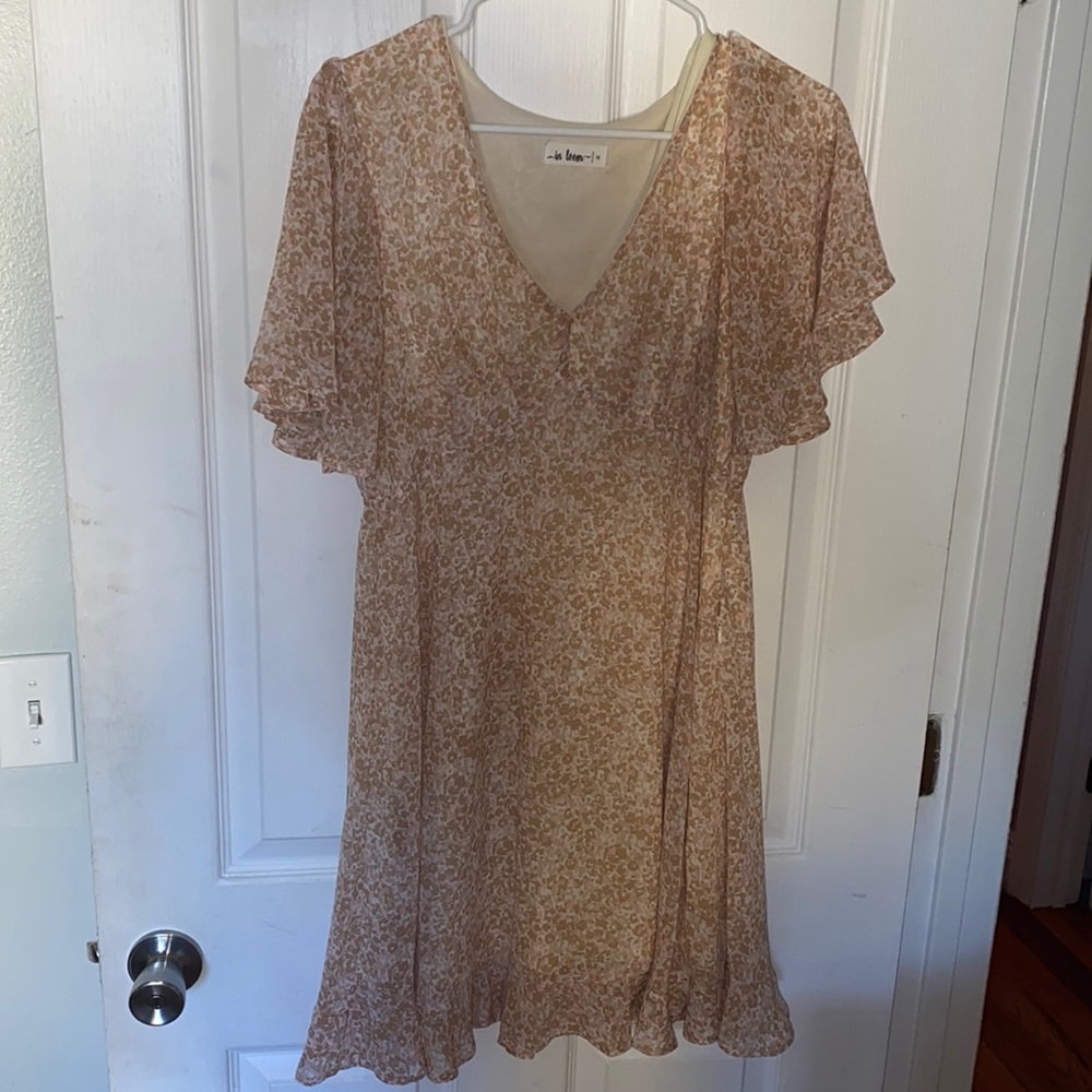 V-Neck Baby Doll Dress